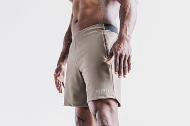 Nobull Lightweight 7" Men's Shorts Brown | Australia (DL6241)